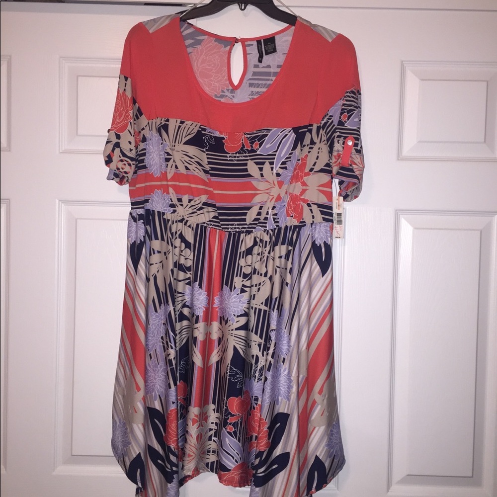 Spring floral dress